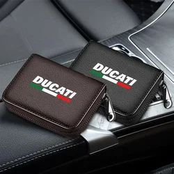 For Ducati Scrambler 800 1100 797 Motorcycle Carbon Fiber Driver's License Holder Card Bag Driving ID Card Storage Bag Wallet