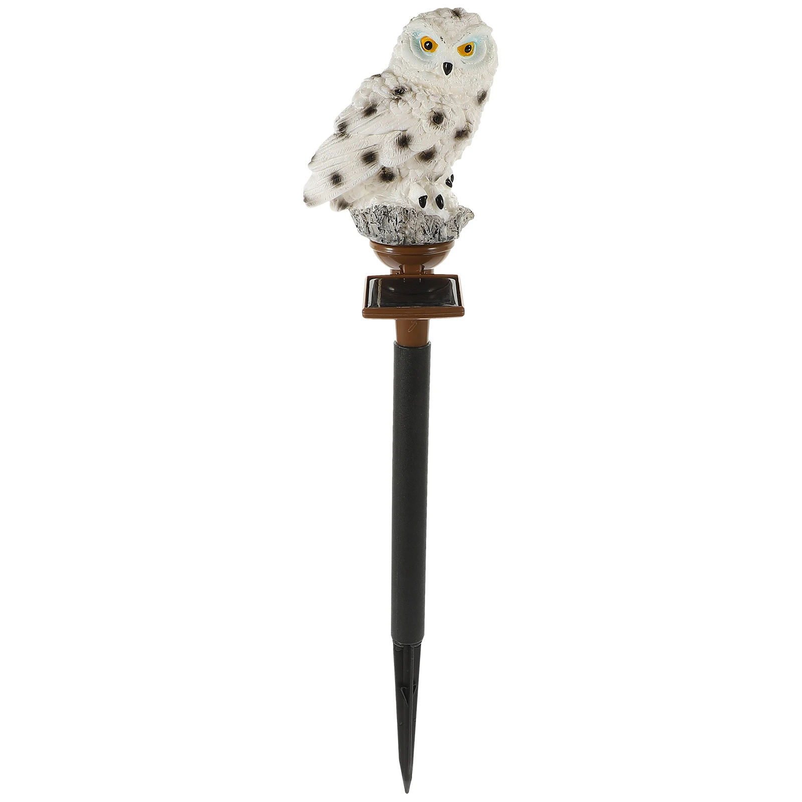 

Solar Ground Plug Light Landscape Lights Outdoor Decorative LED Stake Owl Lamp Resin