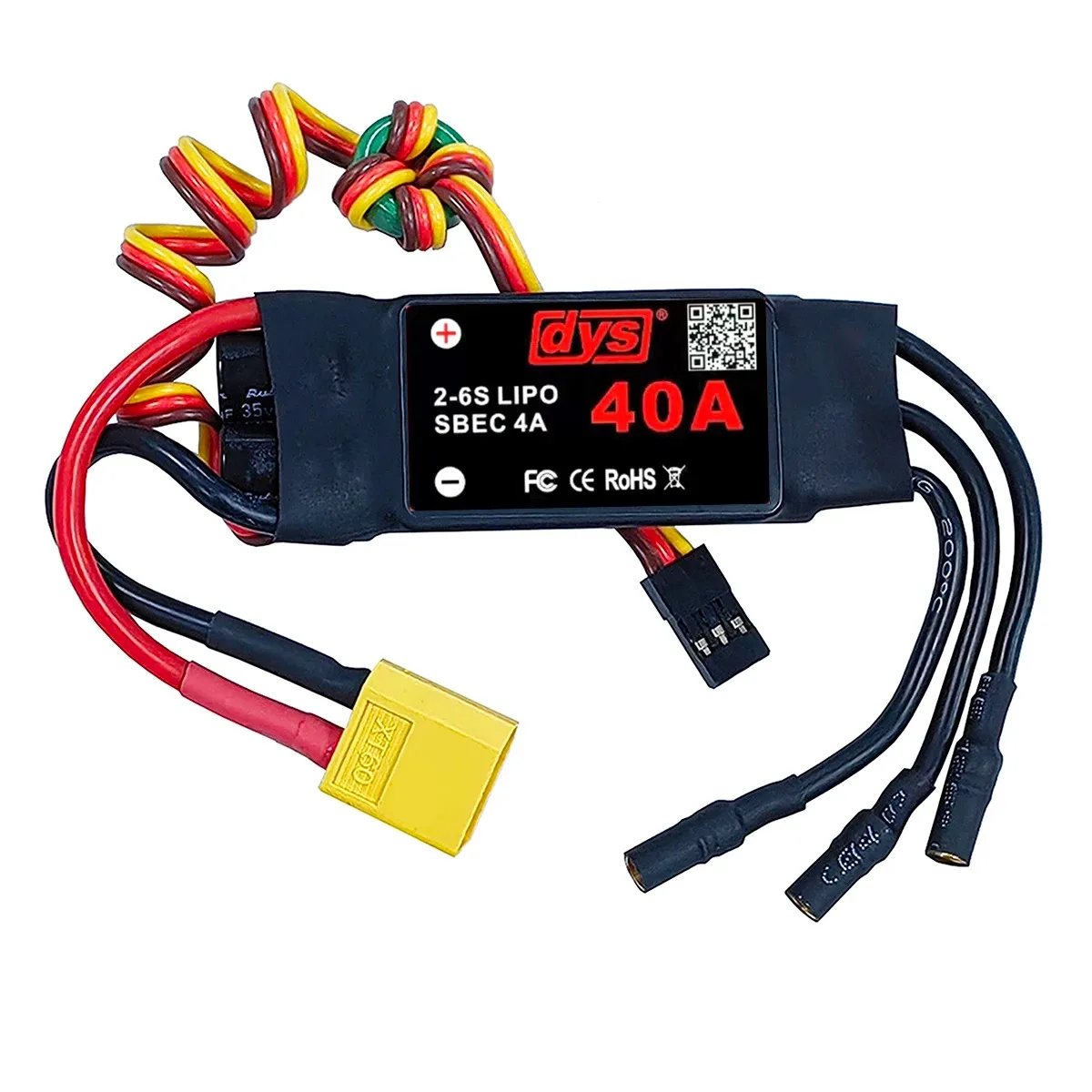 DYS 12A 20A 30A 40A 50A 60A 80A 100A 2-6S Brushless ESC With 5V/6A BEC For RC fixed-wing aircraft helicopter