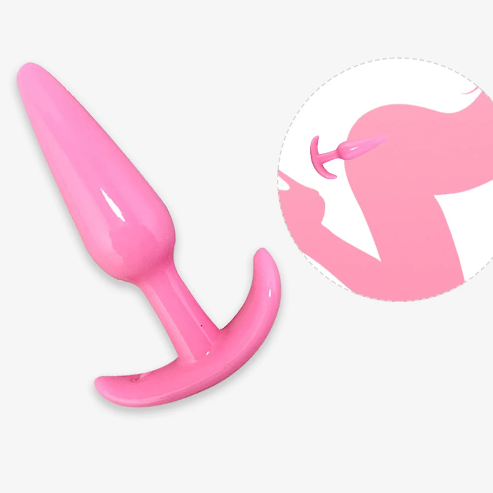 4 pièces/ensemble Silicone godemichet Anal gode Masturbation Anal Plug Plug Vaginal pour différentes tailles adultes jouets sexuels femme hommes