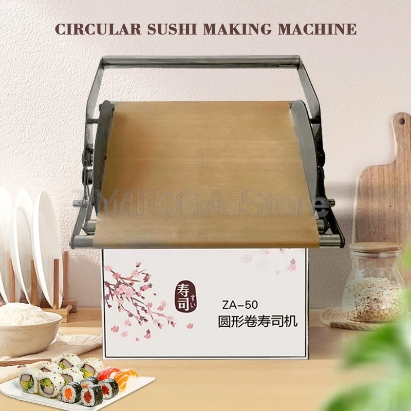 Automatic Sushi Maker Commercial Sushi Rolling Machine Square Round Roll Cutting Machine For Home Japanese Korean Restaurant