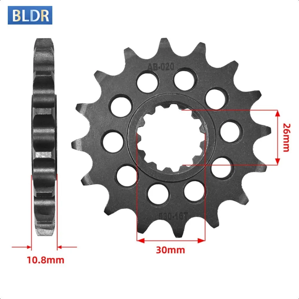 530-16T 17t 43T 45T 47T Front Rear Sprocket Kit For Yamaha FZ1 FZ1S FZ1S FZ1 Fazer FZS1000 Fazer YZF R1 YZFR1 6