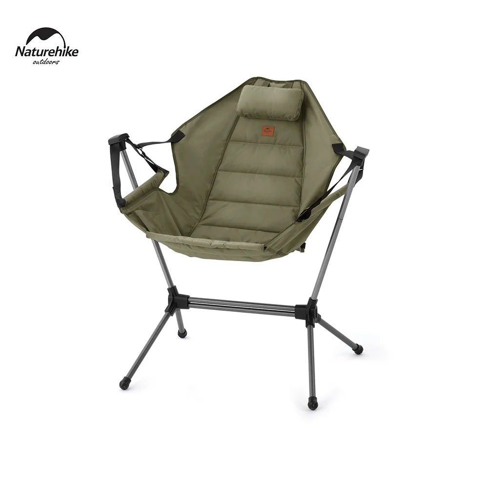 Naturehike YL11 foldable relax outdoor furniture camping swinging rocking chair