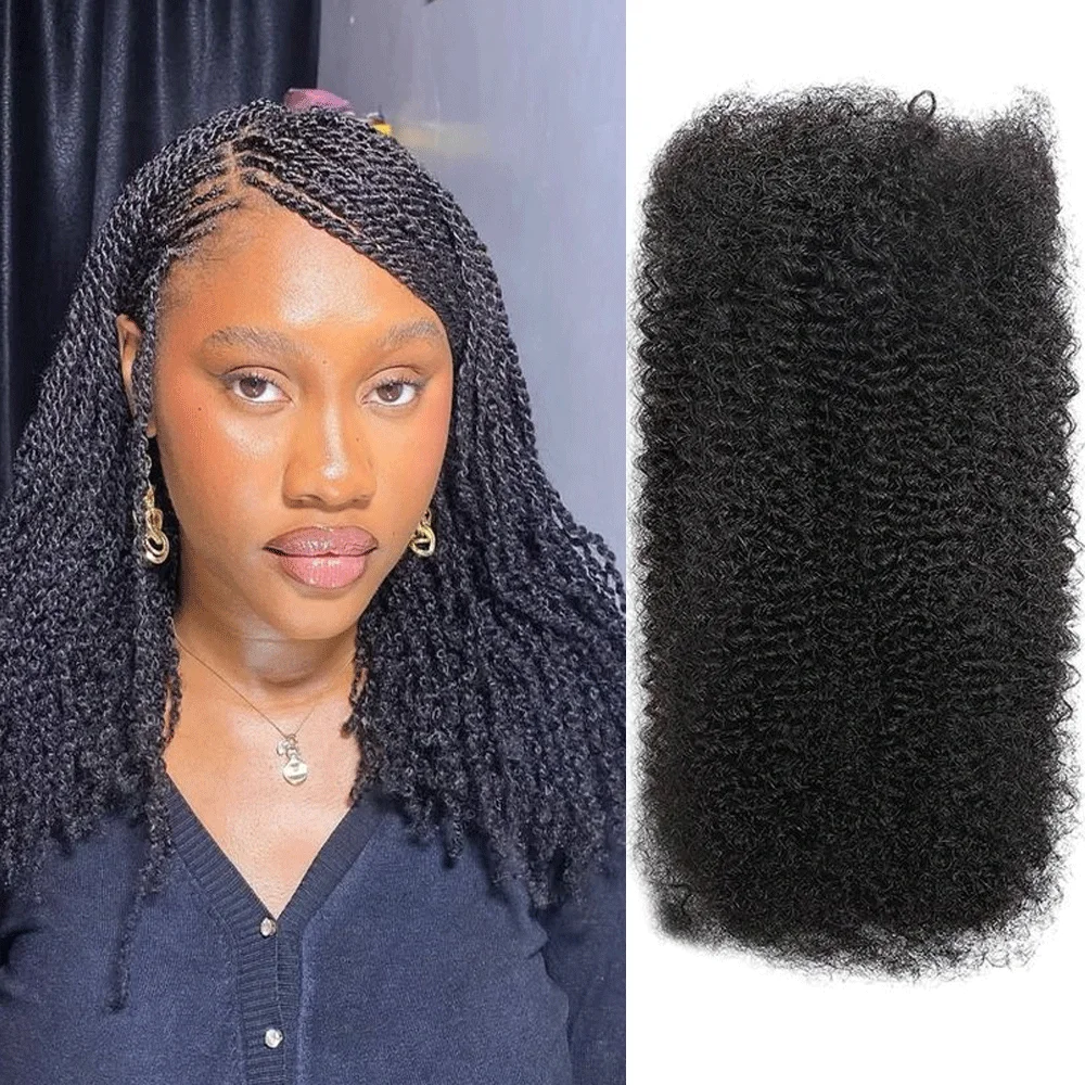 

Высококачественные объемные человеческие волосы Kinkys для ремонта дредов, плетение локонов, 1 упаковка, 50 грамм