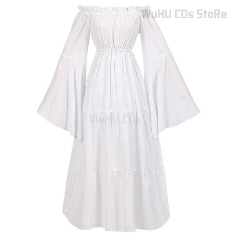 فستان كلاسيكي كلاسيكي للنساء من القرون الوسطى ، ثوب أحمر ، زي الهالوين للفتيات ، حفلة كرنفال القصر ، تمويه أميرة البلد ، تأثيري