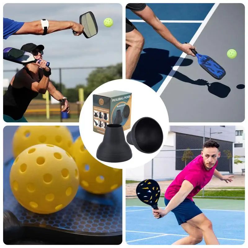 Pickleball Grabber And Picker Universal Silicone Pickleball Ball Picker ergonomico Pickleball paddle accessori per esterno