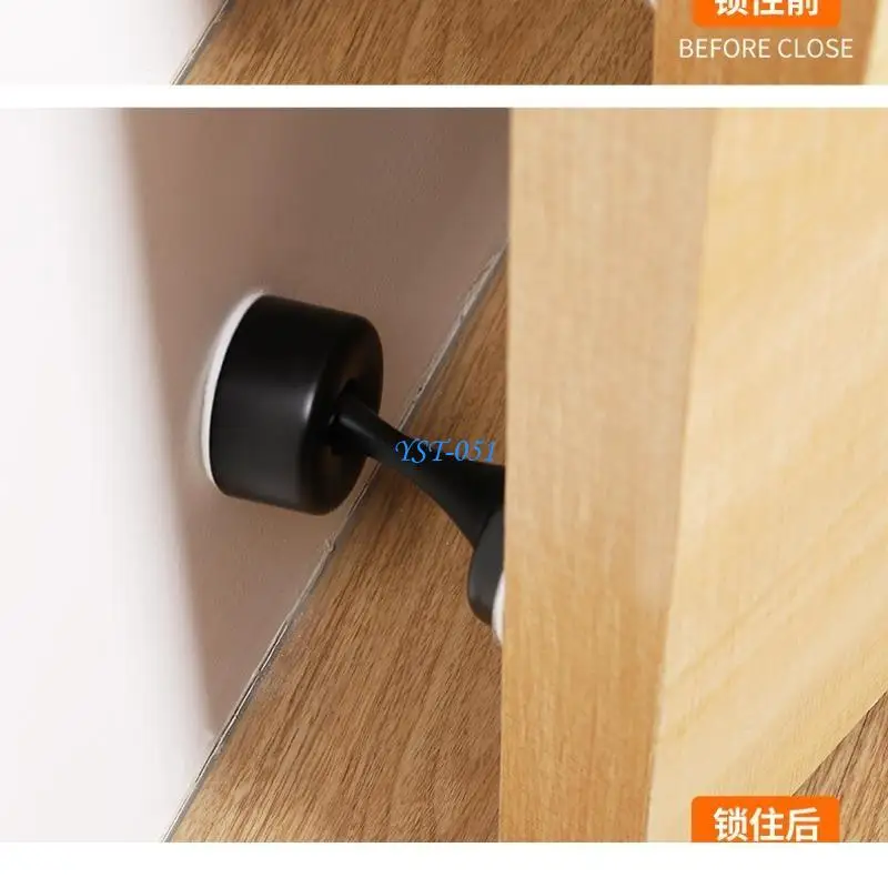 E15A 다목적 충돌 방지 자동 버퍼 도어 스톱퍼 접착식 도어 스톱