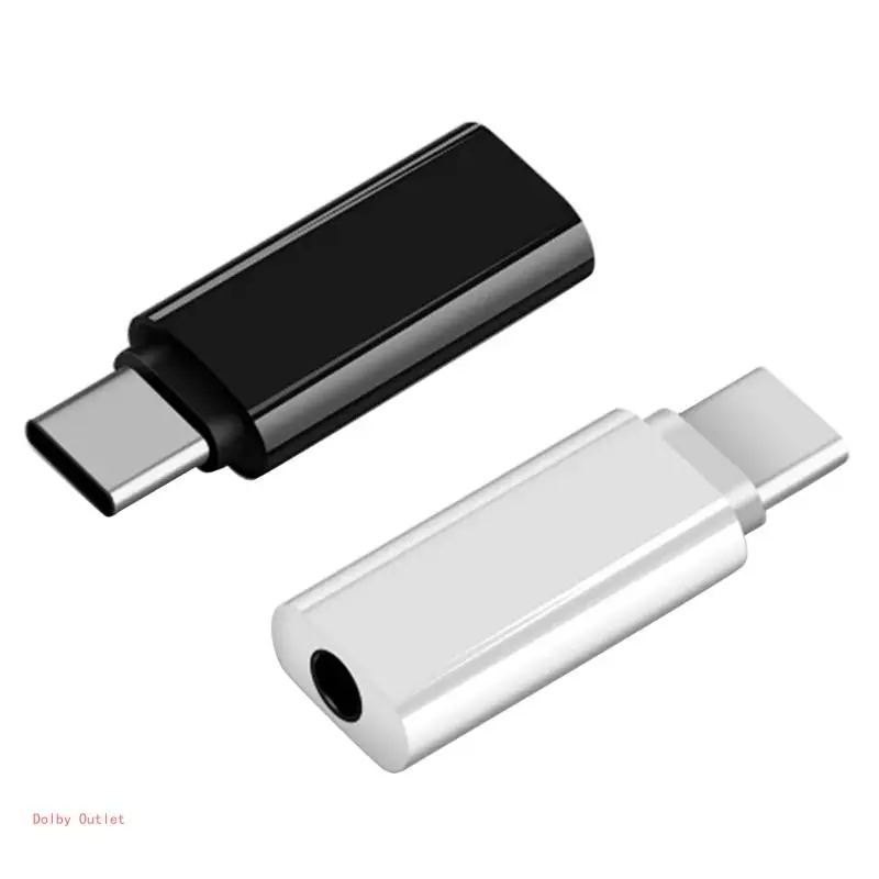 Адаптер USB C на разъем для наушников 3,5 мм для кабеля типа C на наушники, вспомогательный кабель, цифровой аудиоконвертер