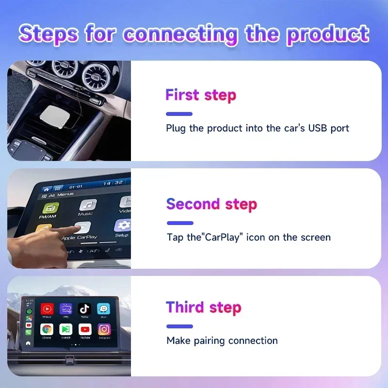 Em estoque carlinkit tbox uhd sm6225 android 13 8gb 128gb hdmi android 13.0 sem fio ai caixa carplay dongle adaptador de jogo de carro para ne