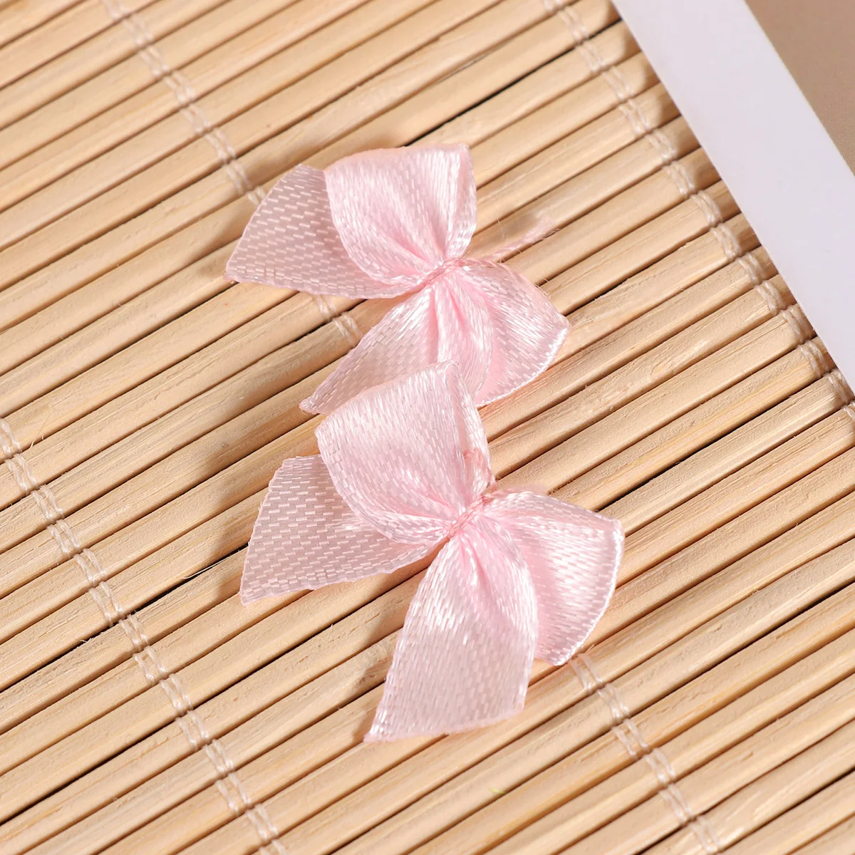 

100 Pcs Ribbon Bows H made Hair Accessories Small Flower Bow naments Girls Crafts Rose Birthday Decorations Party Baby Gifts