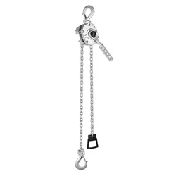 1/4T Mini Chain Hoist Come Along ,Aluminum Alloy Hand Lever Chain Hoist，Single Chain Hand Crank Manual Chain Hoist For Machinery