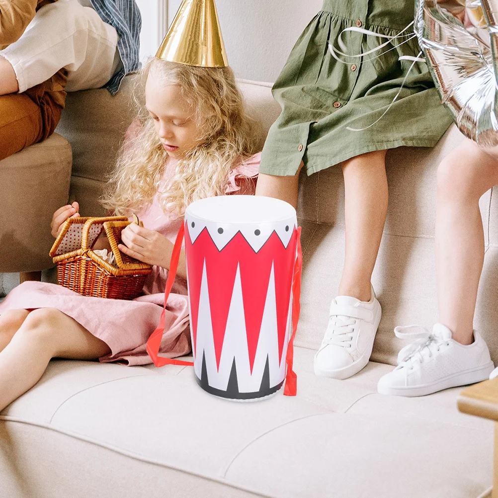 

Inflatable Waist Drum Set Creative Design Exquisite Appearance Pool Floats Inflatable Photo Booth Props Portable Inflation