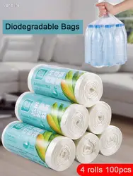 Bolsas de basura biodegradables para el hogar, bolsas de basura de cocina desechables clasificadas para limpieza de inodoro, bolsas de plástico más gruesas