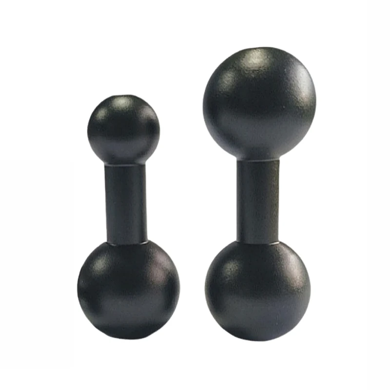 Aluminum Alloy Double Ballhead 15mm/17mm to 20mm/25mm Ball Head Connecting Rod Motorcycle Camera Bracket Conversion Accessories