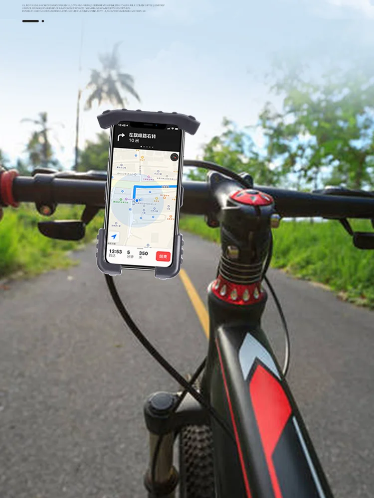 AliExpress NONE Motorcycle Phone Holder Electric Vehicle Phone Holder Bicycle Phone Holder Shockproof Phone Holder