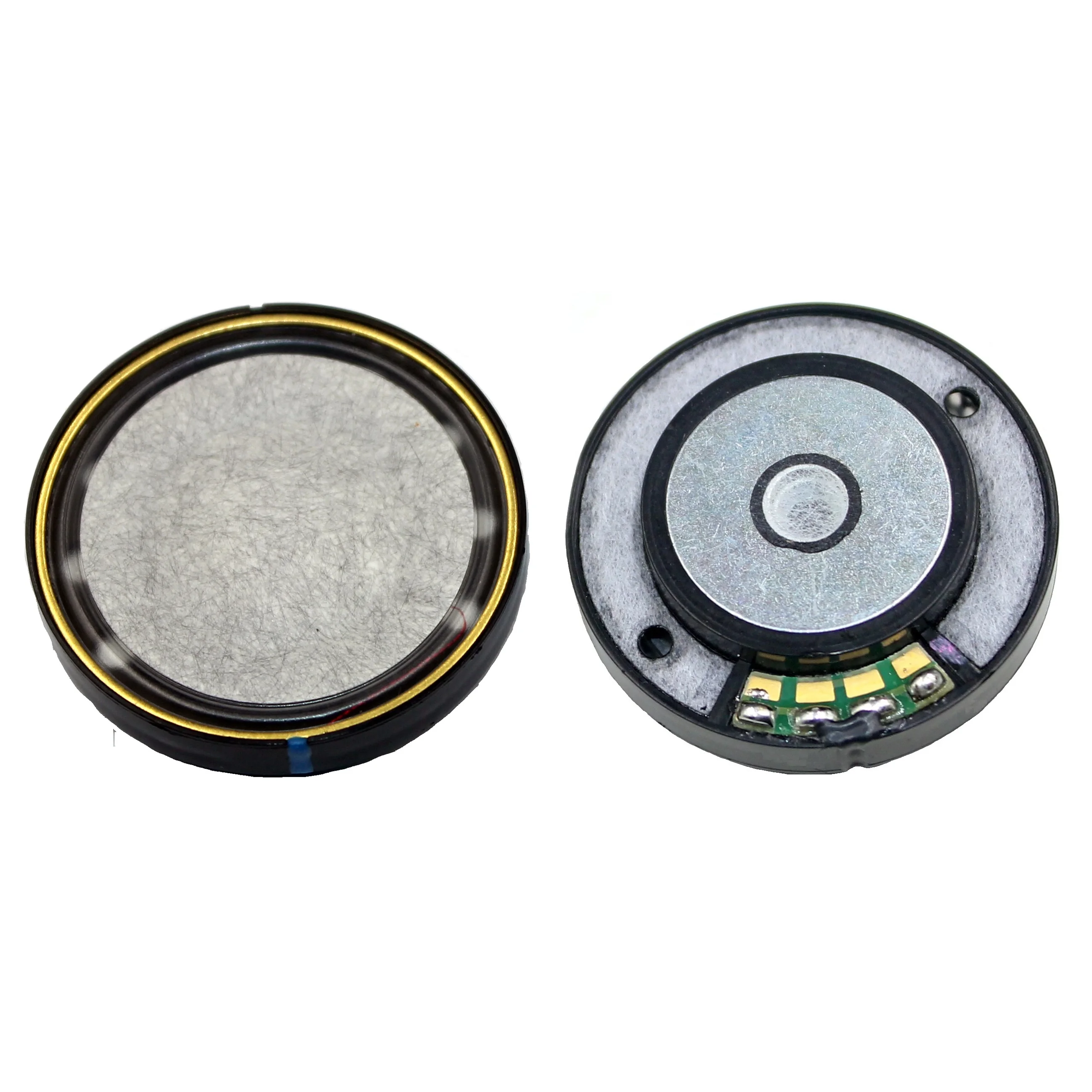 A pairFull Range 32Ohm 40mm Driver Hifi Dynamic Speaker For Headphone Parts N52 Neodymium Magnet With Nanofiber FreeEdge Diaphra