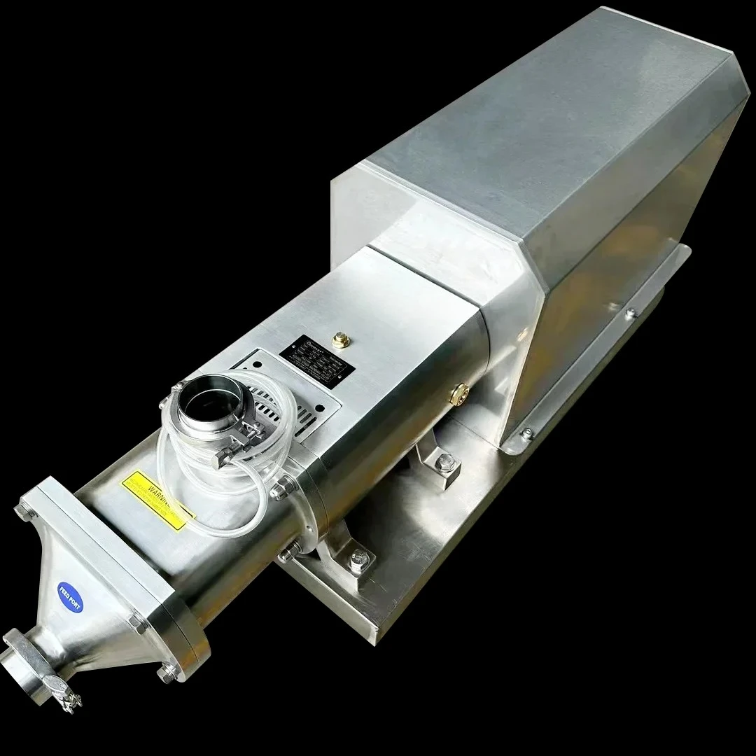 304/316 الفولاذ المقاوم للصدأ الغذاء الصف المسمار الشحوم مضخة الطين مضخة الطين المسمار المزدوج