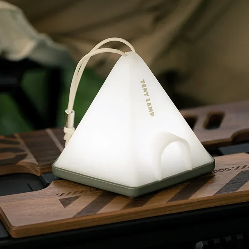 Rechargeable LED Tent Night Light Indoor Bedroom Outdoor Lighting Camping Portable Field Camping Lights USB Hanging Night Lamp
