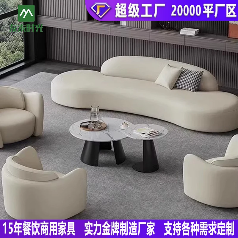 Restaurant Booth SetHotel Negotiation Tables, Chairs, Sofas; Club Reception Meeting Areas; Showroom And Lobby Lounge Are