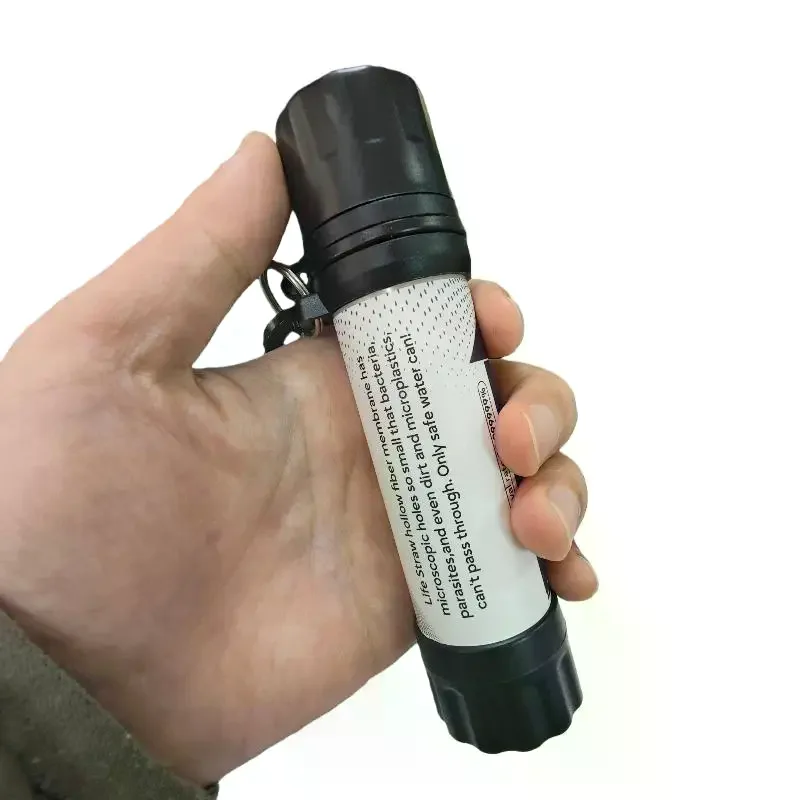 1set Personal Straw Water Filtration System Outdoor Filter Emergency Survival Purifier for Camping Hiking Climbing view 4