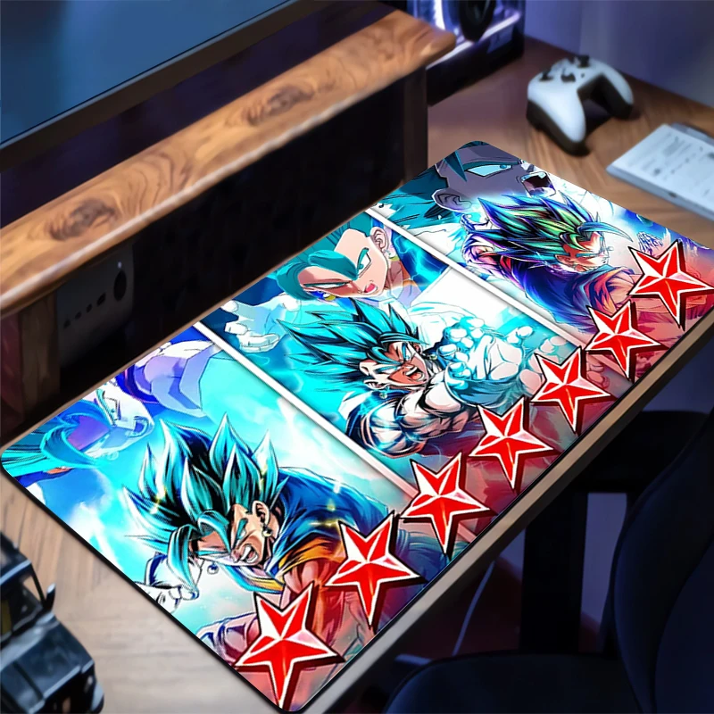 Pc Gaming Notebook - 90 × 40 センチメートルマウスパッドドラゴンボールゲーマーアニメ大型コンピュータノート Pc マウスパッドカーペットゲームアクセサリーキーボードデスクマット