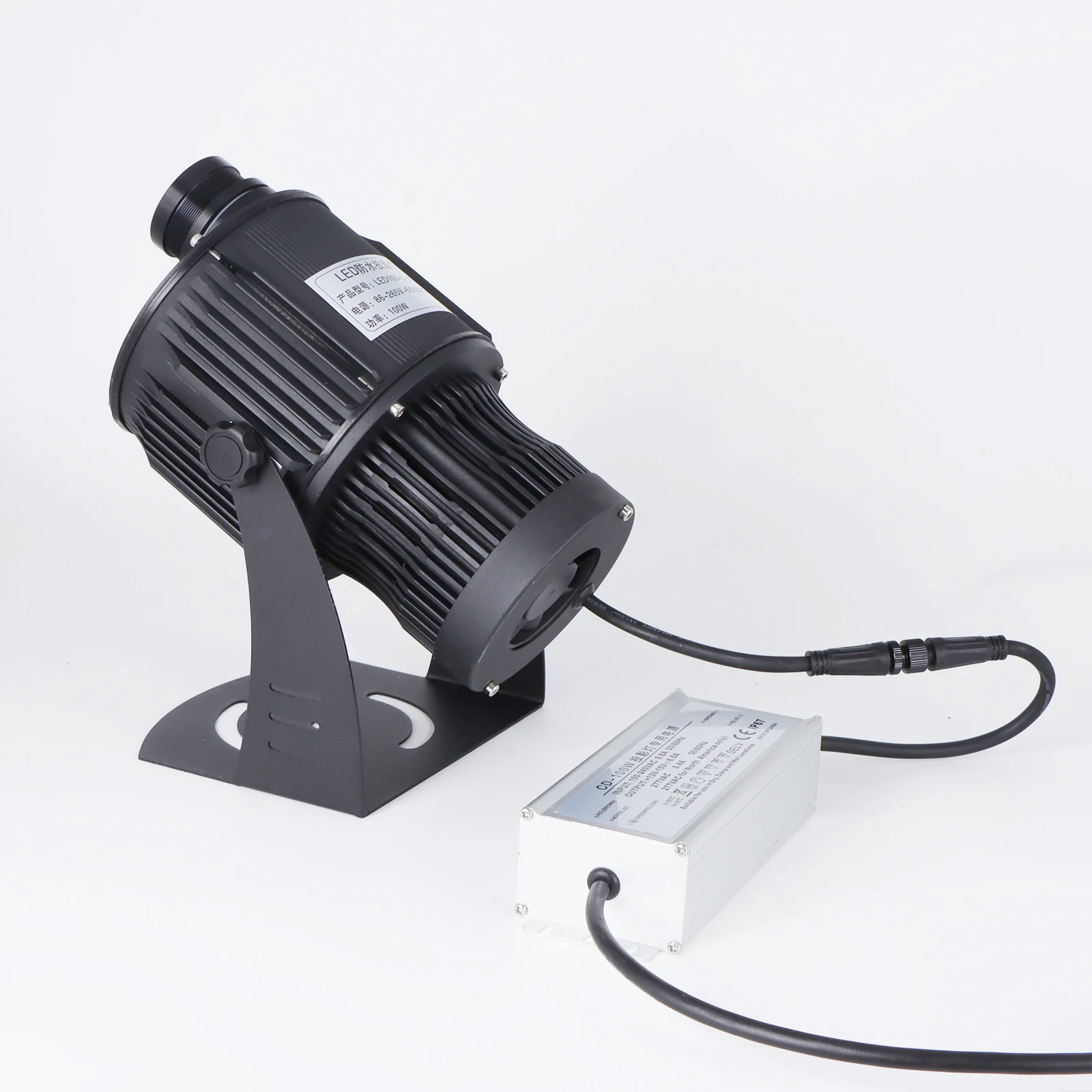 

Rotating Gobo Logo Projector 100W Projecting ANY Image Wedding Monogram Company Logo Projector