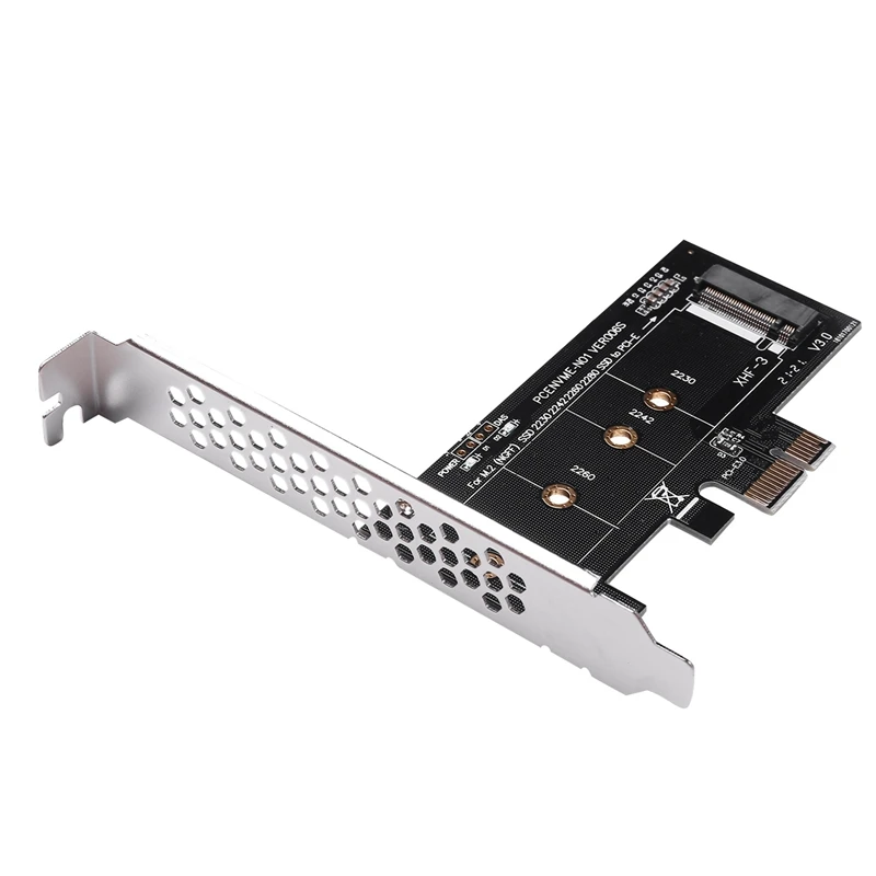 4X Add On Cards PCIE To M2 Adapter PCI Express 3.0 X1 To NVME SSD M2 PCIE Raiser Adapter Support 2230 2242 M.2 SSD