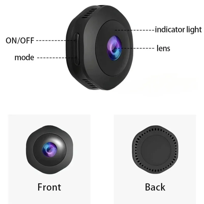 2026 Wireless WIFI Camera Infrared Night Vision Mobile Network 4K Security HD Remote Monitoring Camera Magnetic Bracket New image 6