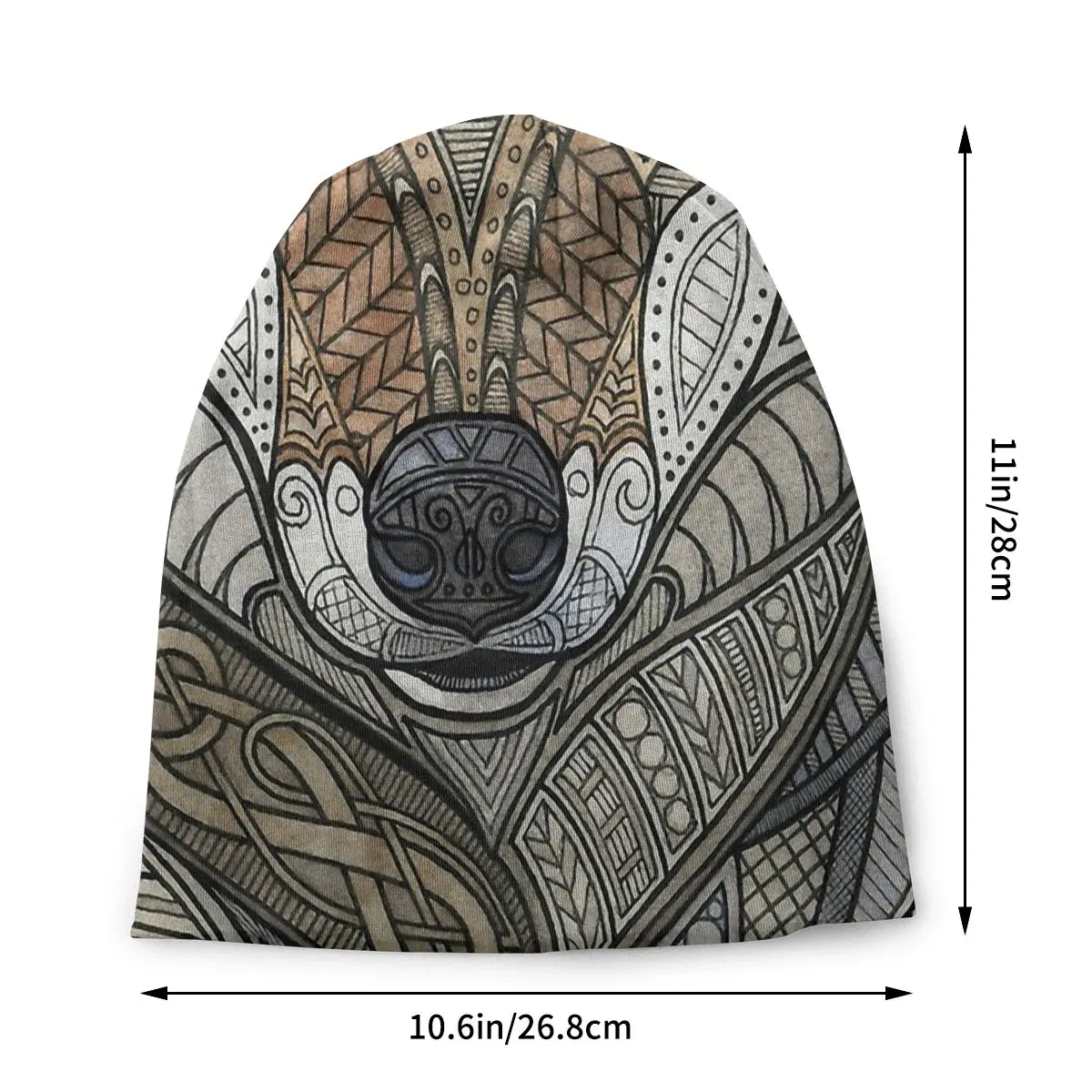 Wolf Norse Mythology Thor Odin Freyja Freyr Loki Yggdrasil Autumn Female Thin Beanies Double Used Cycling Bonnet Hats