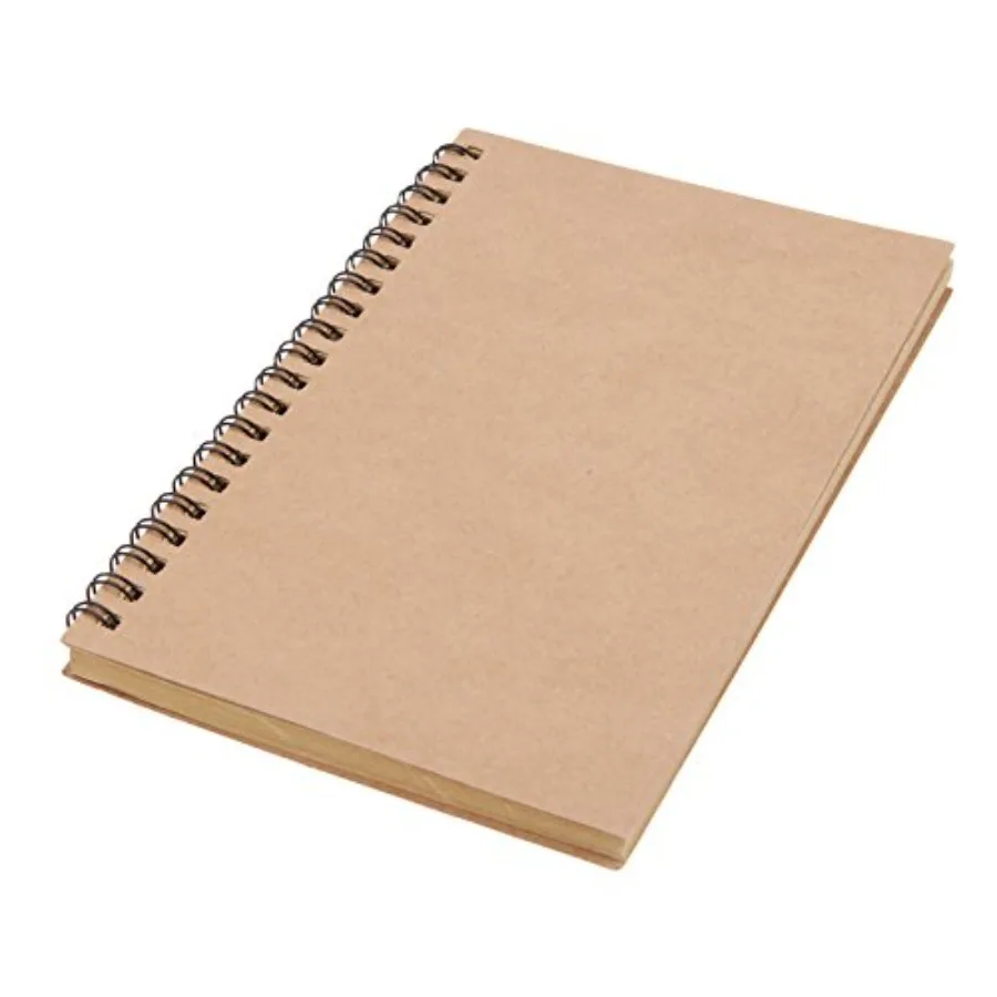 

Kraft Paper Unlined Notebooks, 100Pages/50Sheets 6.89x4.92Inch Brown Cover Sketchbook Memo Diary Subject Journal Planner for Tr