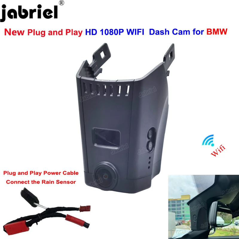 

Jabriel For BMW 5 6 7 series G30 G31 G32 GT 630i 640i 620d 630d 640d 2017-2022 Dash Cam Camera HD 1080P Car DVR Plug and Play