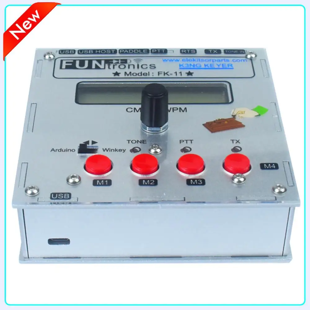 K3NG Keyer CW مسابقة Keyer CW التمارين التعلم K3NG HamRadio Telegram Trainer شاشة الكريستال السائل لوحة مفاتيح USB لاردوينو #1