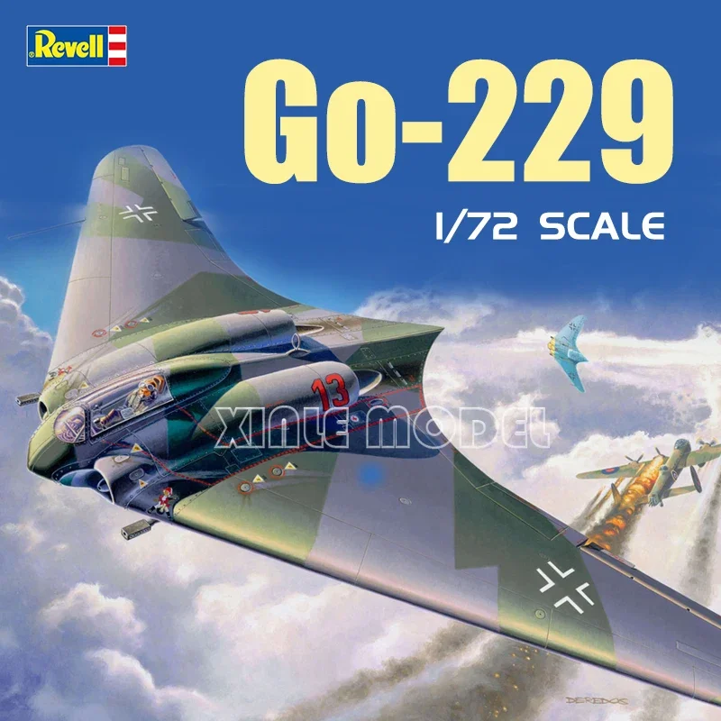 

Комплект модели самолета Revell в сборе из пластика 04312 GO-229 Jet Fighter-Bomber 1/72