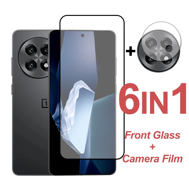 ل Oneplus 13R الزجاج Oneplus 13R حامي الشاشة غطاء كامل الزجاج المقسى واقية الهاتف عدسة الكاميرا فيلم Oneplus Ace 5 Pro