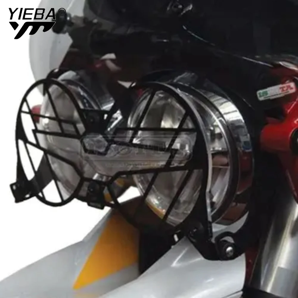 

For Moto Guzzi V85 TT Motorcycle Flipable Headlight Double Protector Grille Guard Cover V85TT V 85TT V 85 TT Accessories