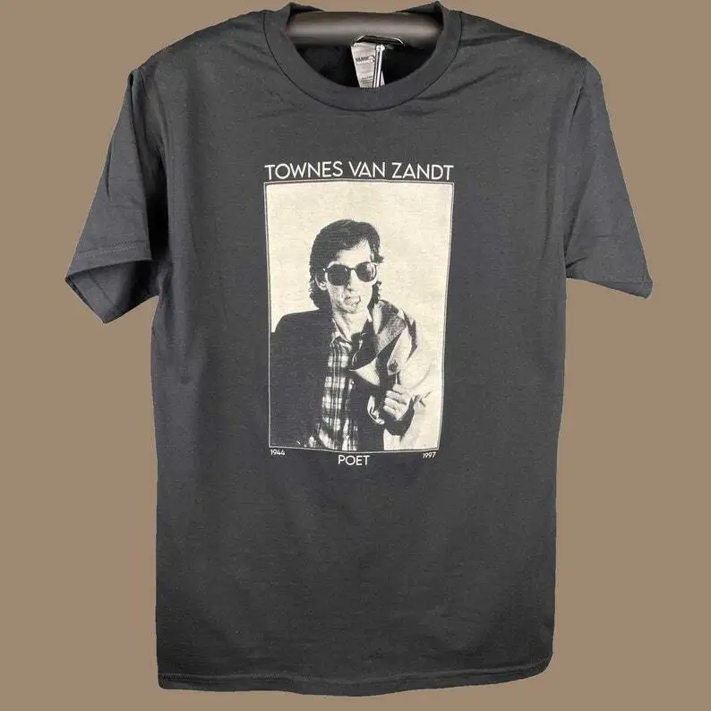 Townes Van Zandt Poet Shirt Unisex Shirt 100% Cotton Gift for Fan TE6705