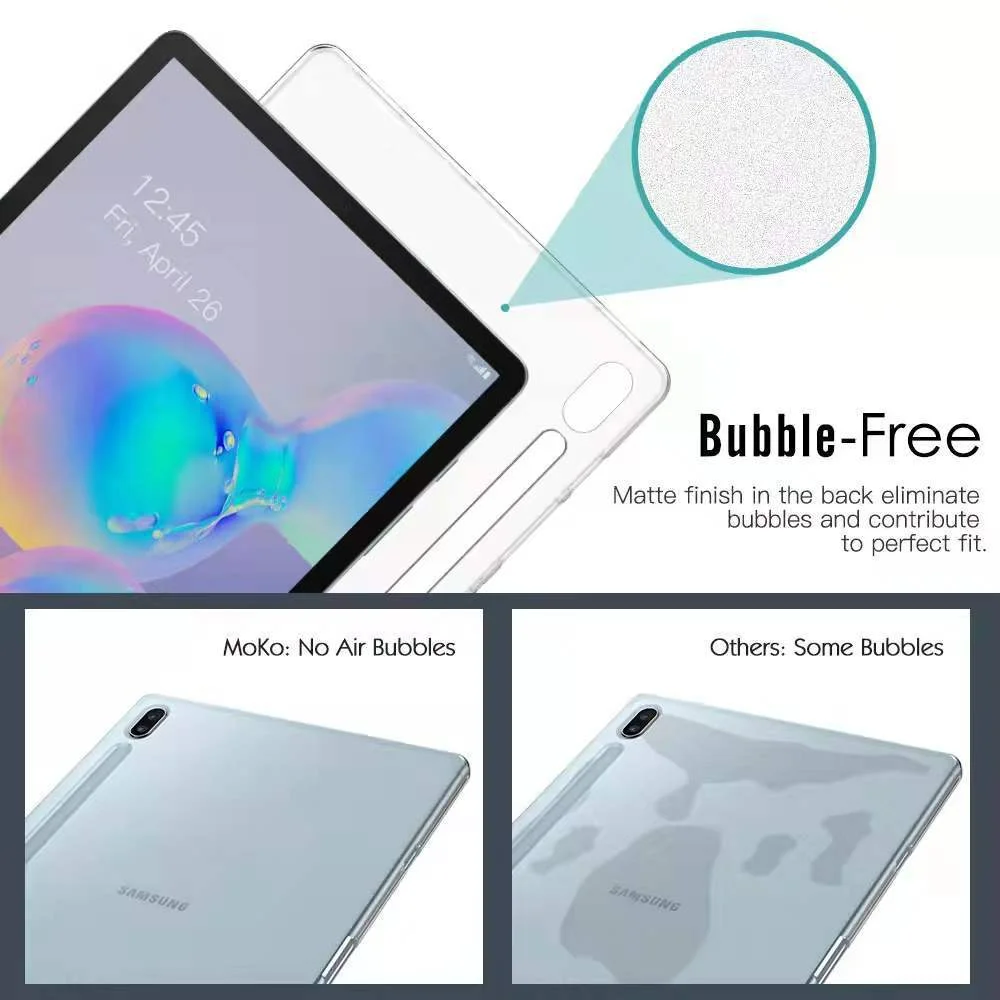 For Samsung Galaxy Tab S7/S8 Plus Fe Case SM-T870 T970 T860 P610 T736 X800 X806 Cover Screen Protector for Tab S6 10.4 SM-P613