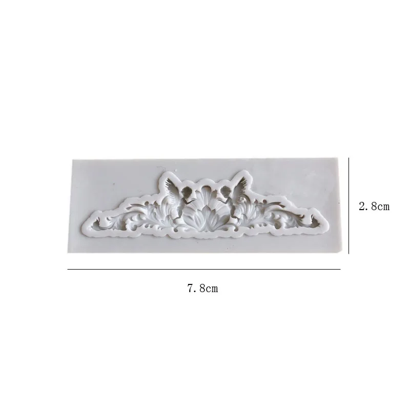 Embossed Mold Fondant Silicone 3D Engraving Decoration Cup Cake Tools Resin Moulds