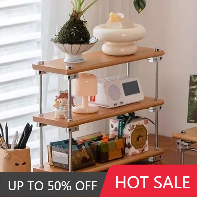 Wooden Cutlery Holder Organization Storage Modern Dish Racks Metal Sauce Shelf Useful Seasoning Holders Kitchen Accessories