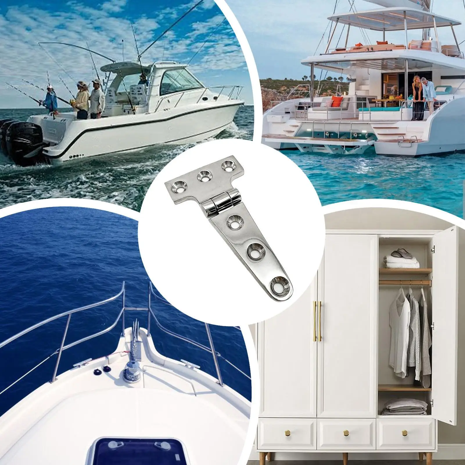 

Stainless Steel Hinges 316 Stainless Steel Hardware Rust Proof Furniture Boat Hatch Hinge For Hatch Yacht Kitchen Entry
