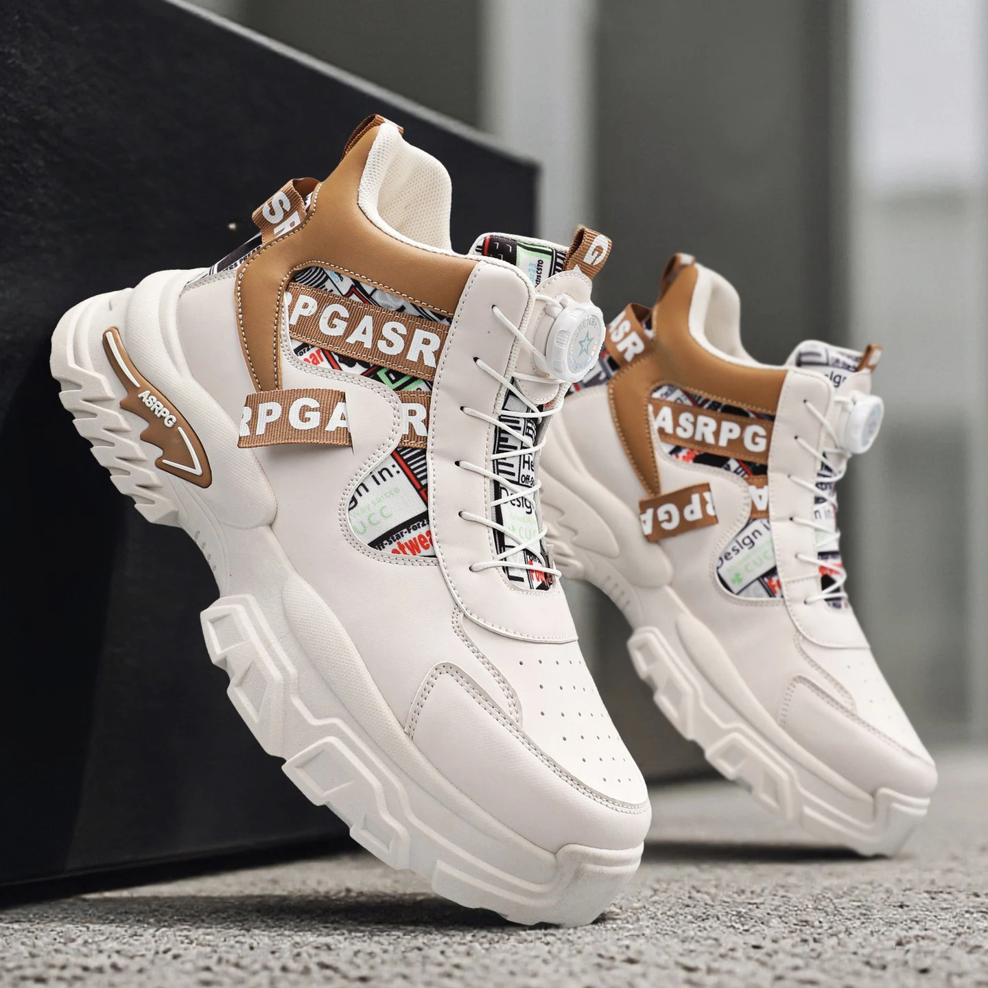 

Мужские высокие повседневные кроссовки на все сезоны с мягкой подошвой, нескользящие, для активного отдыха, прогулок, модные, молодежные, универсальные, на толстой подошве