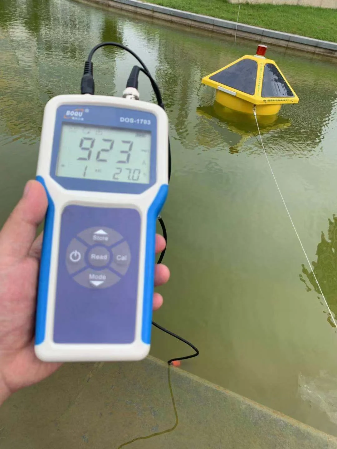 Aquaculture portable type Water Quality Tester Detector Digital 2 in 1DO /EC temperature ORP  DO meter With backlight