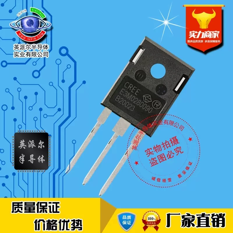 

1PCS/lot E3M0280090D E3M0280090 0280090 TO-247-3 11.5A 900V N-type MOS