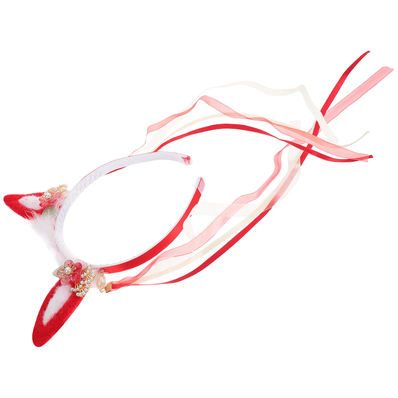 

Нежная повязка на голову с кроличьими ушками, аксессуар для волос для вечеринок, косплея, праздников и выступлений