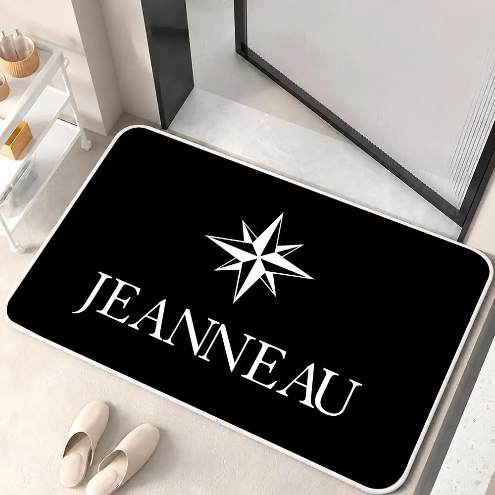 Luxury J-Jeanneau Y-Yacht Floor Mat Flannel Rug Soft Non Slip Washable Door Mat for Bathroom Bedroom Kitchen Home Decor