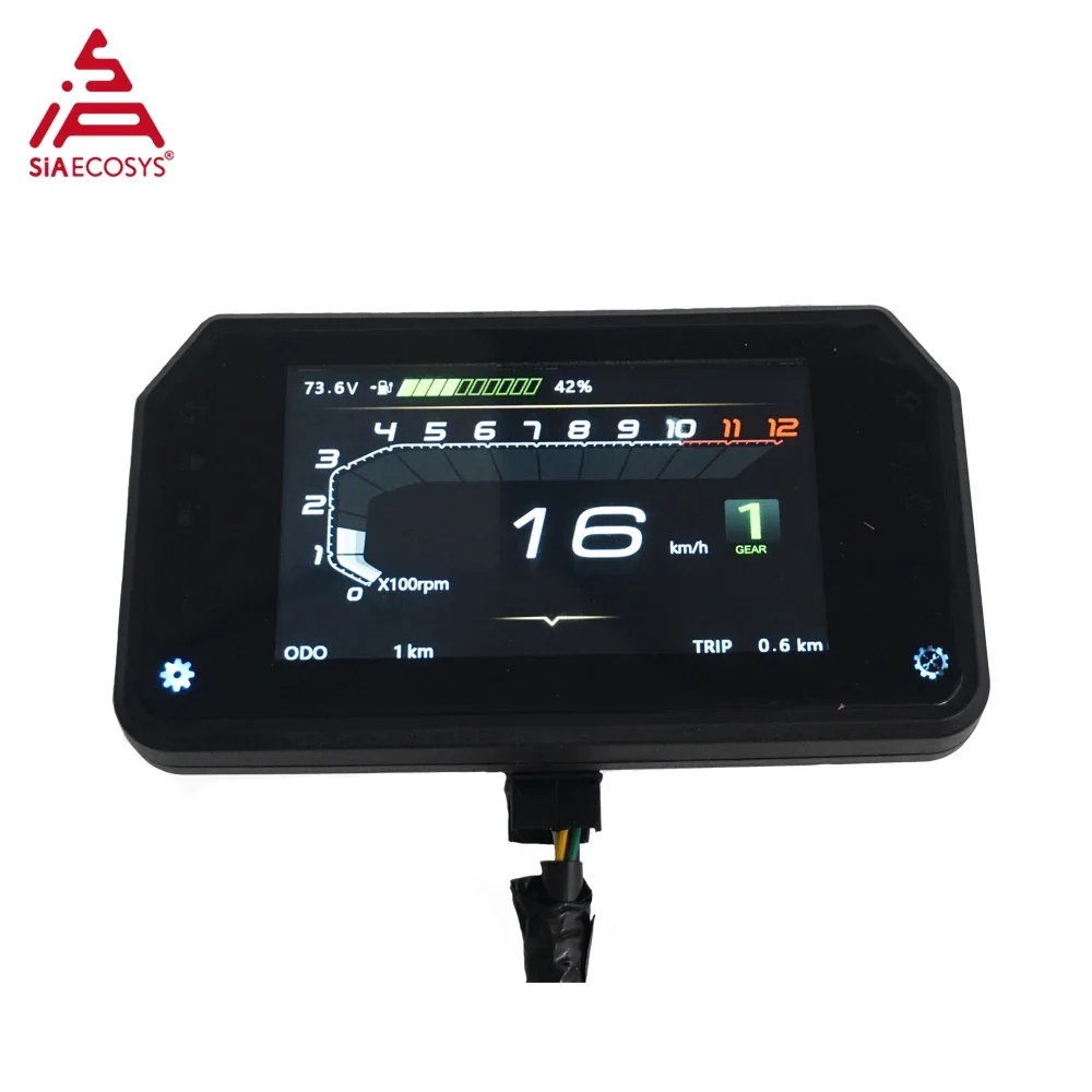 SIAECOSYS Adjustable TFT T15 with CAN-BUS Communicationfor Electric SLCD Display cooter Optional Instrument