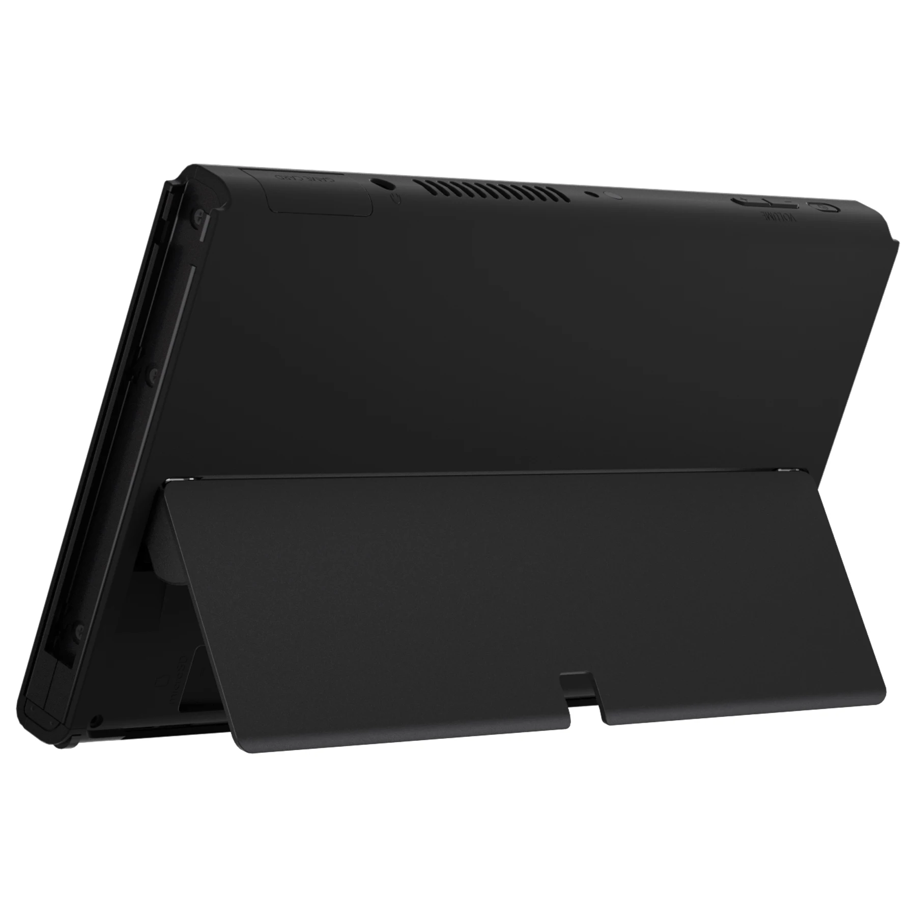 EXtremeRate Tay Cầm Tấm Đỡ Lưng Tùy Chỉnh Thay Thế Nhà Ở Vỏ Ốp Lưng Trắng Và Tắc Kè Hoa Xanh Cho Nintendo Switch OLED Tay Cầm