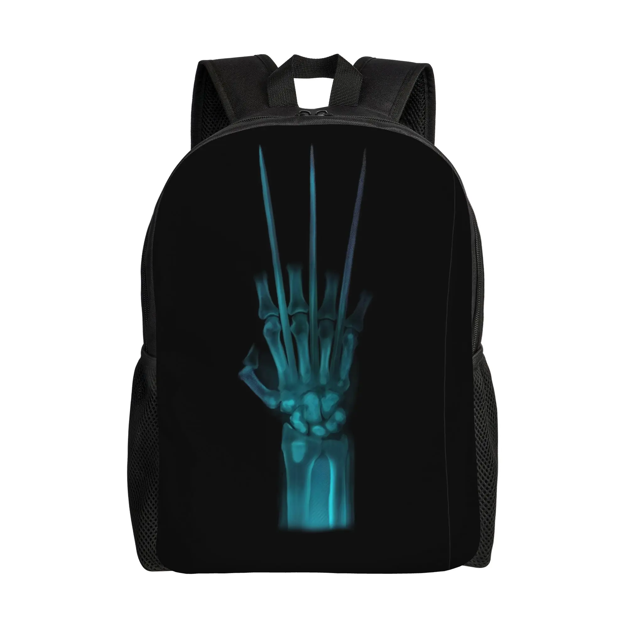 

Back to school season Wolverine Claws X ray Image Schoolbag Marvel Unisex Adjustable Strap Backpack