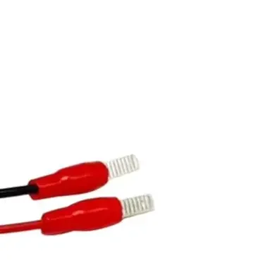 2pcs Black Rubber Charging Cable With DC Port 5.2x2.1mm 5.5x2.5mm Connector For Lithium Battery Power Tool Wrench Accessories