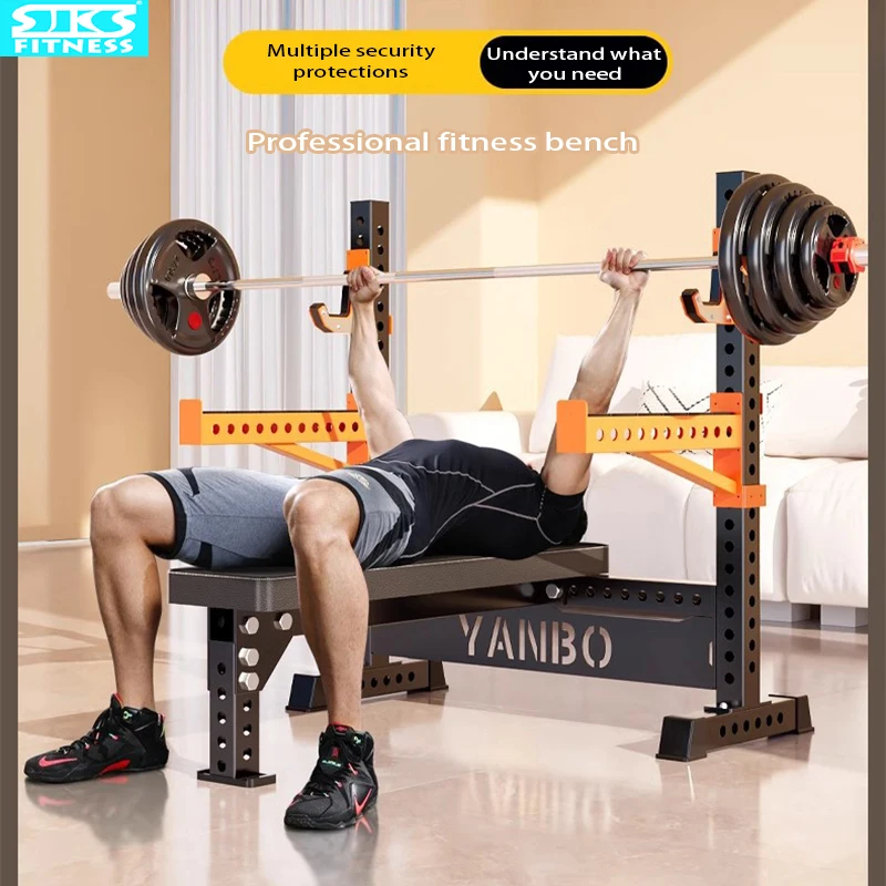 

Professional Commercial Bench Press Rack, Extra Large Load-bearing Capacity Of 450KG, Suitable For Household And Gym